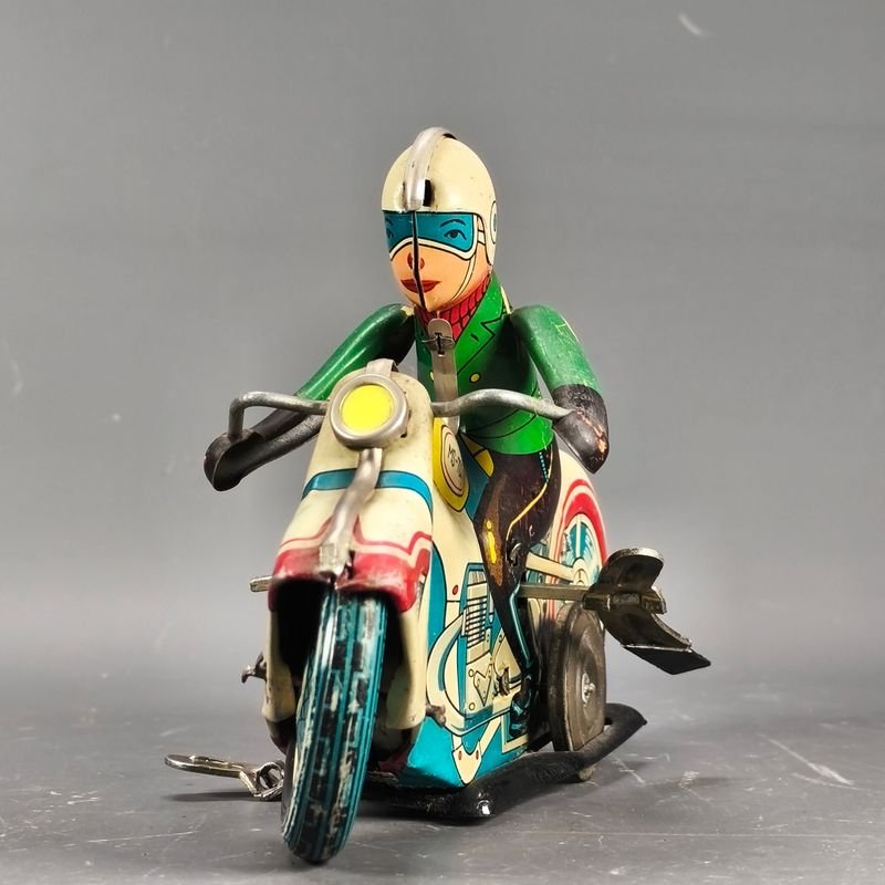 Motocicleta Vintage MS 702 en Chapa a Doble Cuerda - imagen 7