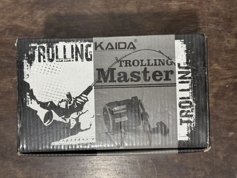 Carrete de Pesca Trolling Master Kaida GC20 Negro y Plata