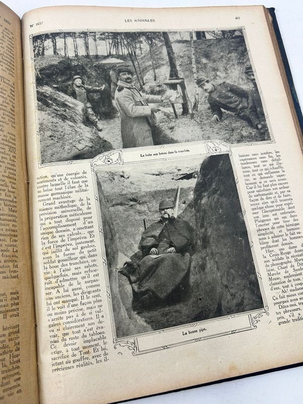 Revistas de la Primera Guerra Mundial con contenido histórico y artículos de autores notables - imagen 3
