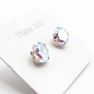 Par de Abridores de Plata 925 con Cristales Brillantes - imagen 2