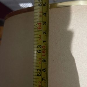 Lámpara de Pie Clásica Doble Brazo Metal Dorado Pantalla Marfil - imagen 5