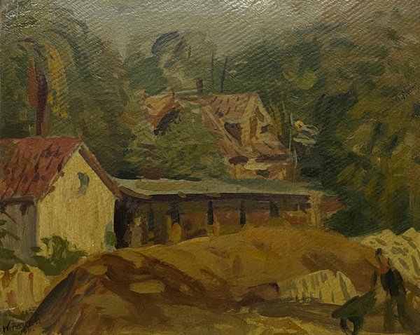 Pintura de paisaje de Washington Barcala