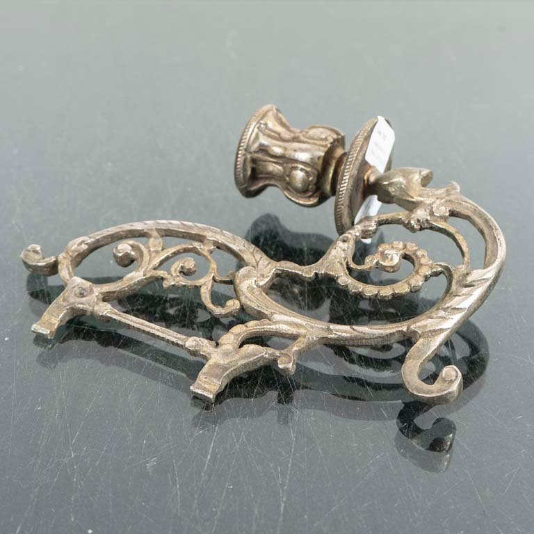 Aplique de Pared de Bronce Estilo Antiguo para Portavelas