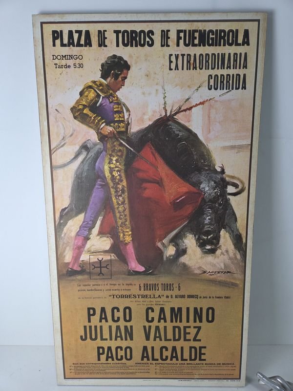 Póster de toros español con propaganda - imagen 2