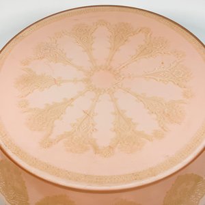 Plafón de Opalina Rosa con Detalles Florales y Cascaduras - imagen 2
