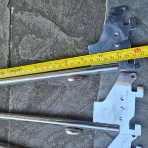 Exhibidores Tubulares Desmontables de Metal Plateado - imagen 6