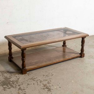 Lote anterior: Mesa de Living con Tapa de Vidrio y Estante Inferior
