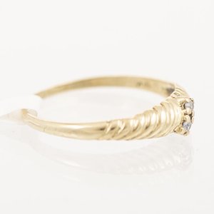 Anillo de Oro 18k con Dos Brillantes - imagen 2