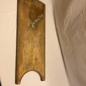 Antigua Tabla de Lavar Ropa a Mano de Madera Dura - imagen 2