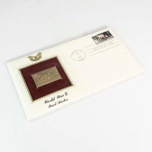 Lote siguiente: Sobre Primer Día de Emisión Conmemorativo de EE.UU. - Pearl Harbor, Segunda Guerra Mundial