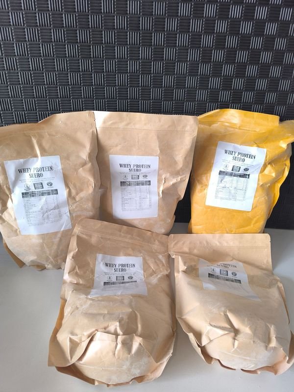 5 Bolsas de Whey Protein Suero 1kg