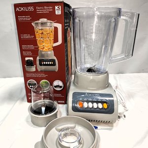 Licuadora Eléctrica Aokiliss 2 en 1 con Vaso Picador, Nueva en Caja - imagen 4