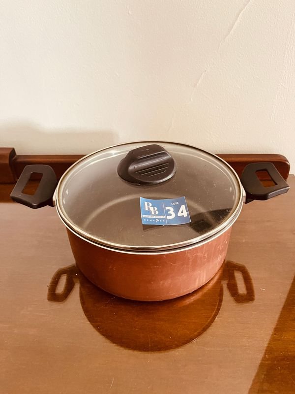 Olla con Tapa de Aluminio Marca Brinox