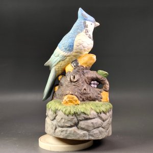 Figura Musical de Ave en Porcelana Biscuit con Movimiento - imagen 6
