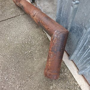 Calefactor de Hierro con Caño y Puerta de Vidrio - imagen 5
