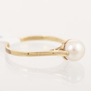 Anillo de Oro 18k con Perla Blanca - imagen 2