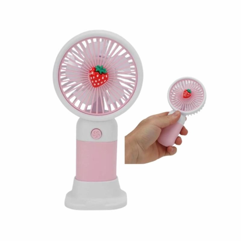 Ventilador Portátil Recargable con Base Soporte
