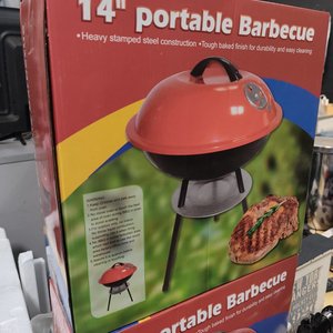 Parrillero Barbacoa Portátil Rojo con Tapa y Medidas 36cm x 52cm - imagen 3