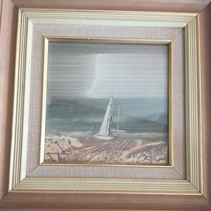 Lote anterior: Cuadro "Velero" de José Montani, 20 x 20 cm