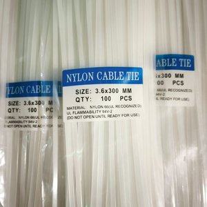 Set de 100 Precintos de Nylon Blancos 30cm - imagen 3