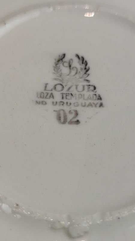 Juego de té LOZUR - Conjunto de tazas y platos de porcelana - imagen 4