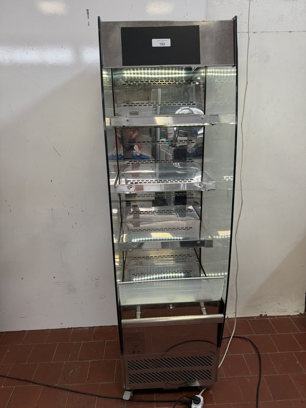 Exhibidor Refrigerado de Lácteos con Puerta de Vidrio