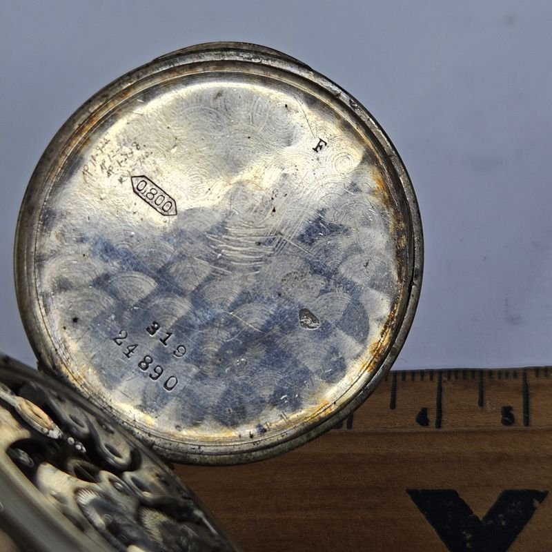 Reloj de bolsillo antiguo con inscripción 'Montevideo' - imagen 4