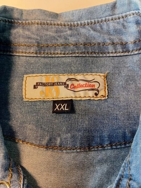 Camisa de jeans JS FACTORY JEANS XXL - imagen 3