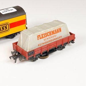 Dos Vagones de Trenes Fleischmann a Escala - imagen 3