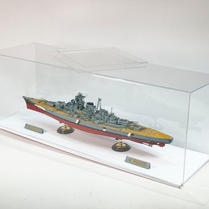 Maqueta Acorazado Alemán Bismarck en Vitrina de Acrílico - imagen 2