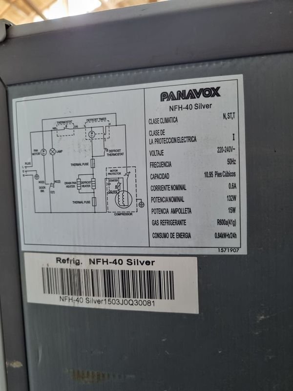 Heladera Frio Seco Panavox (60x61x168) - Refrigerador de Dos Puertas - imagen 11
