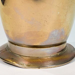 Champagnera Cónica Art Nouveau en Metal con Asas y Decoración de Frutos - imagen 3