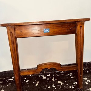 Mesa de Arrimo Estilo Rústico en Madera Maciza - imagen 4