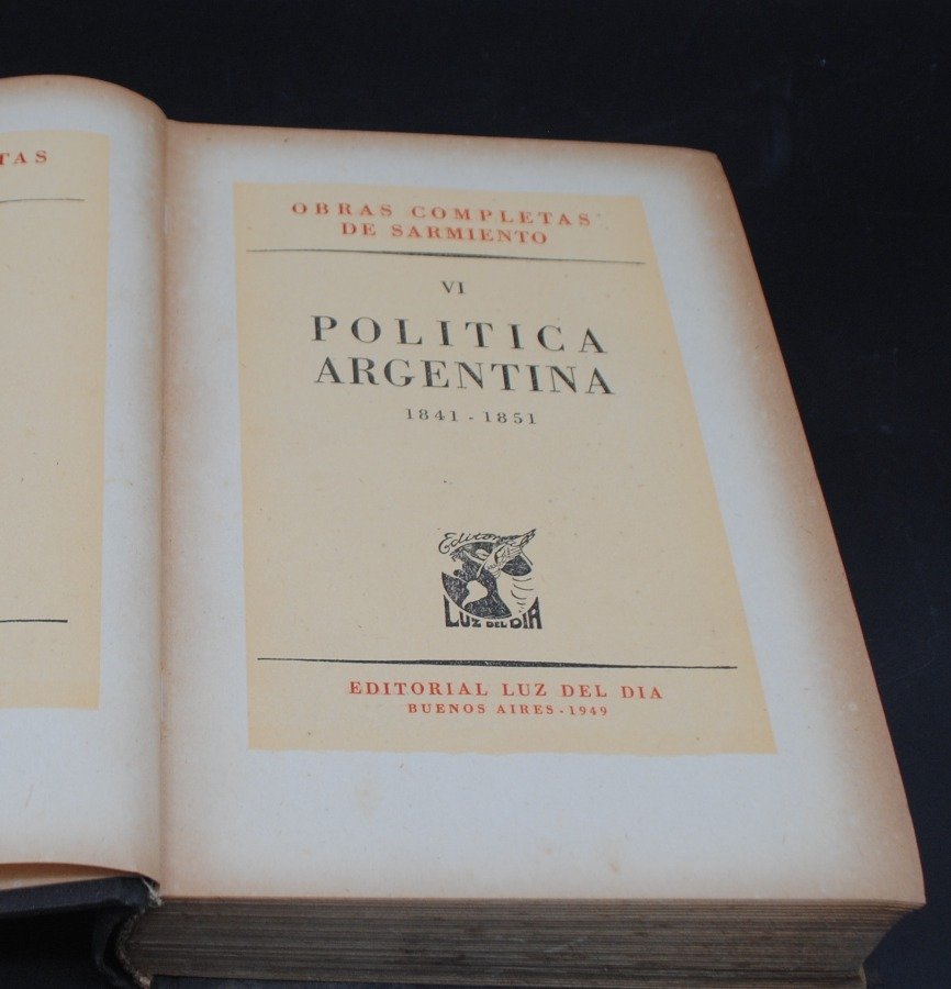Libro de política argentina 1841-1851, edición de 1949 - imagen 3