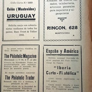 Lote de 6 Revistas del Centro Coleccionistas del Uruguay (1931-1933) - imagen 8