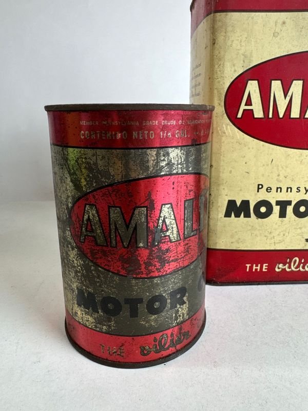Antiguas latas de aceite con su contenido - imagen 2