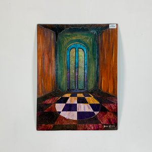 Lote anterior: Cuadro Óleo y Técnica Mixta: Puerta con Piso Damero - Firmado Diego Kleber