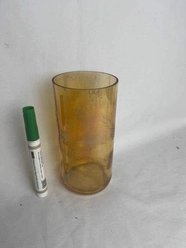 Vaso de cristal con diseño floral - imagen 4