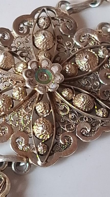 Pulsera de Filigrama Antigua y Hermosa - imagen 3