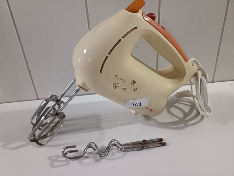 Batidora Eléctrica Philips Creamix Beige y Naranja