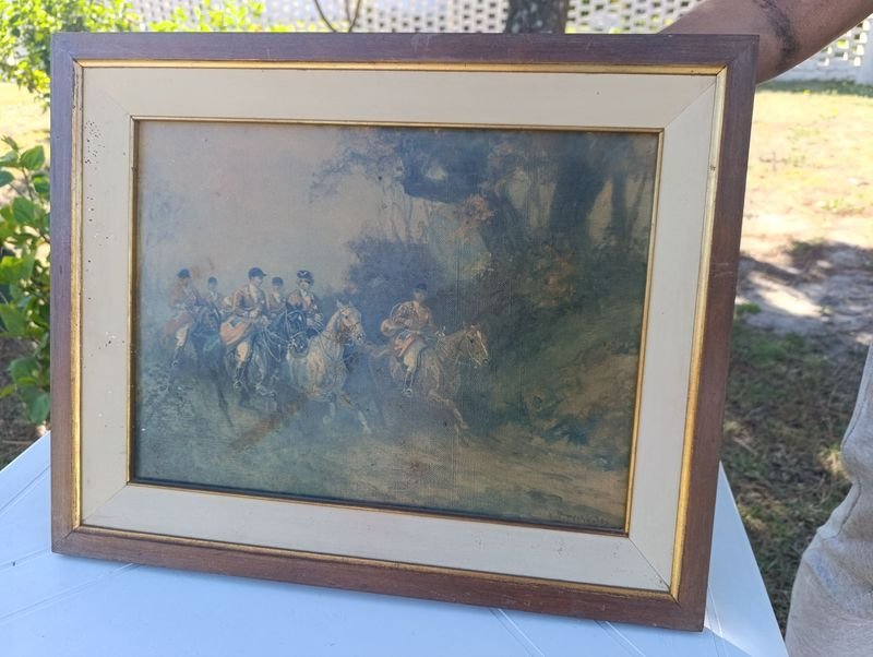 Pinturas enmarcadas de escenas al aire libre - imagen 7