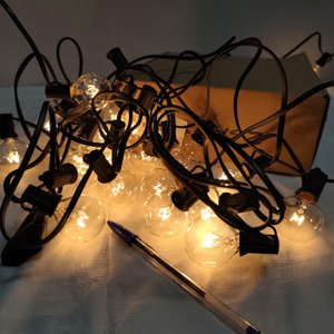 Guirnalda Luces LED Vintage Cálidas 25 Lámparas 7m 220V Nueva en Caja - imagen 4