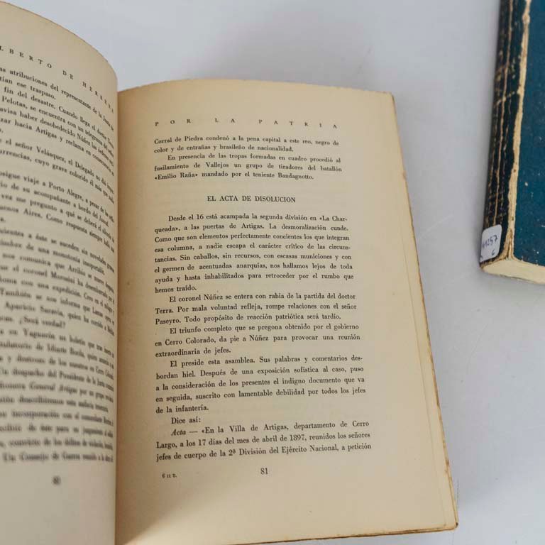 Libro antiguo Por La Patria por Luis Alberto de Herrera - imagen 2