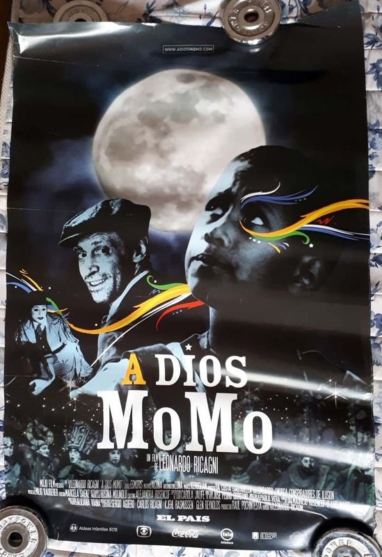 Poster Original "A Dios Momo" con Washington "Canario" Luna - 2005
