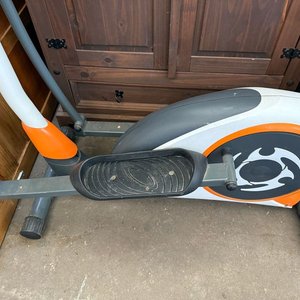 Bicicleta Elíptica Winner Gris y Naranja - imagen 5