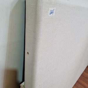 Respaldo de Cama Tapizado Beige 200x7x130 cm - imagen 3