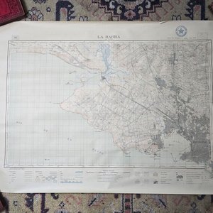 Lote siguiente: Mapa del Instituto Geográfico de La Barra y Los Cerrillos, Escala 1:50.000