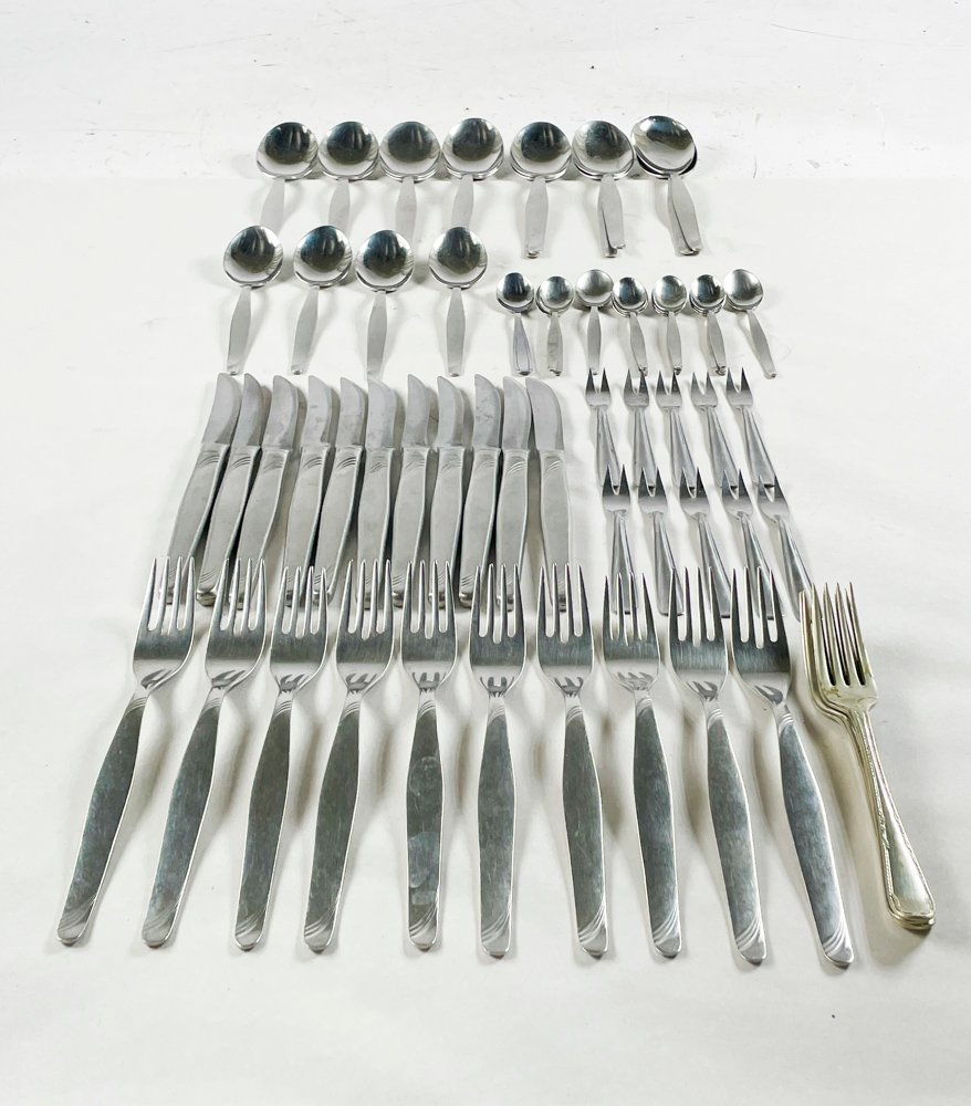 Conjunto de Cubiertos Acero Inoxidable Sheffield England y Pinchos