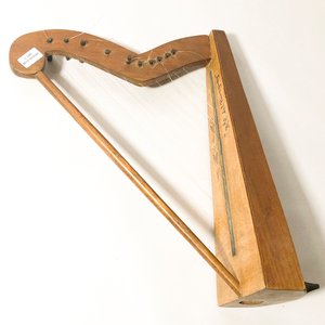 Guitarra y Arpa de Madera Decorativas - imagen 5