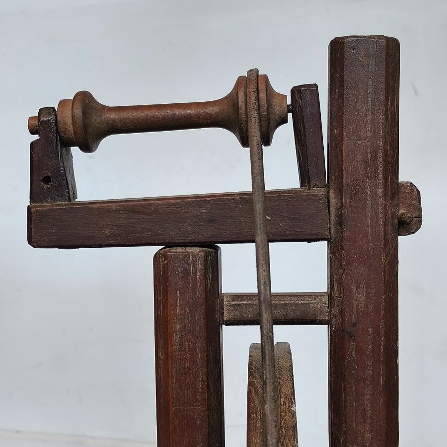 Antigua Rueca de Madera para Tejer - imagen 10